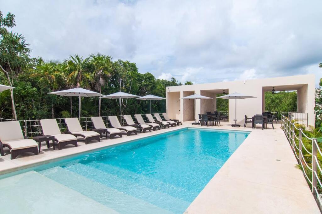 Ground Level Garden Condo At Akumal South By Tao Santamar Eksteriør billede