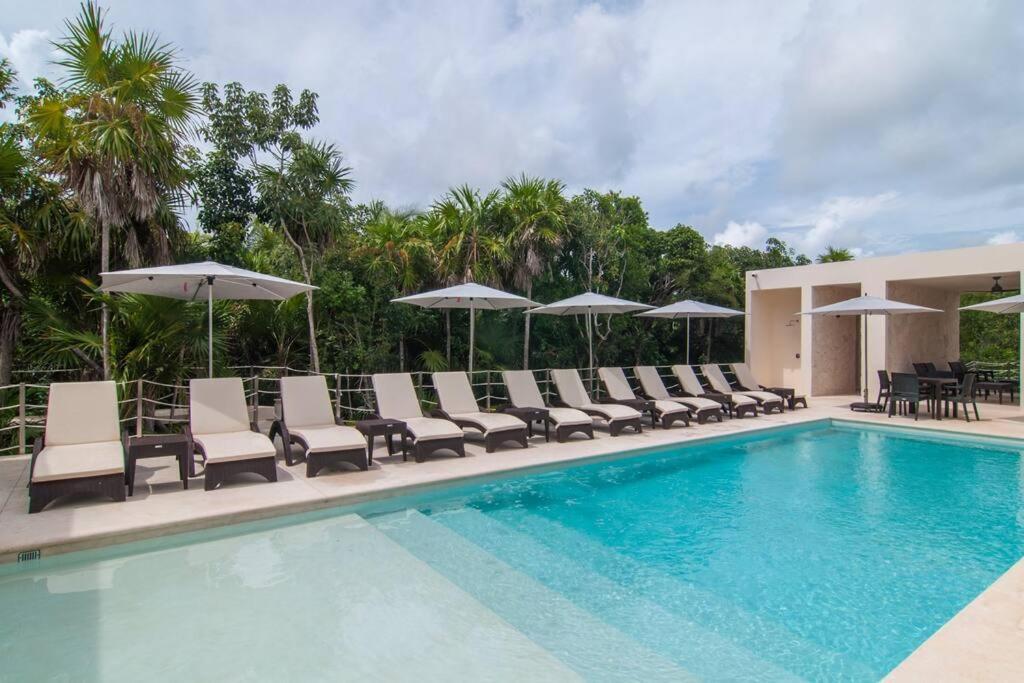Ground Level Garden Condo At Akumal South By Tao Santamar Eksteriør billede
