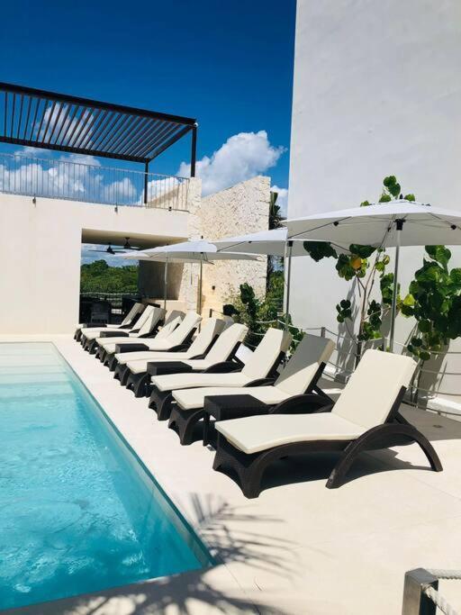Ground Level Garden Condo At Akumal South By Tao Santamar Eksteriør billede